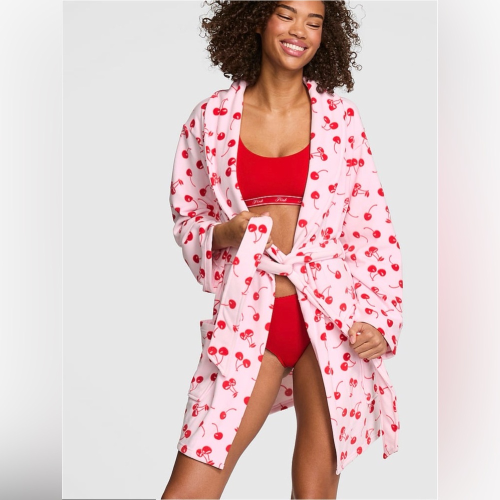 PINK Cozy Plush Robe